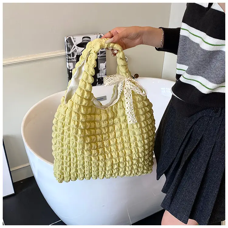 Korean Girl Bubble Bag Large Capacity Satchel — feature 6