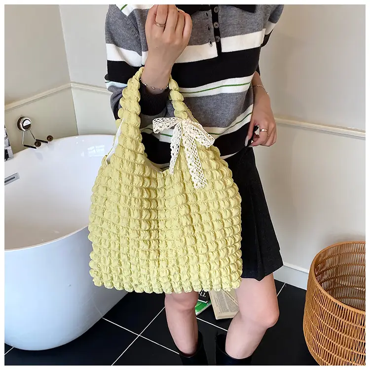 Korean Girl Bubble Bag Large Capacity Satchel — feature 7