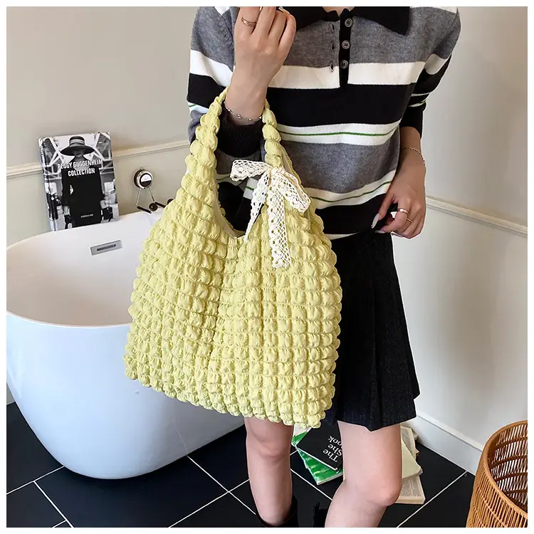 Korean Girl Bubble Bag Large Capacity Satchel — feature 8