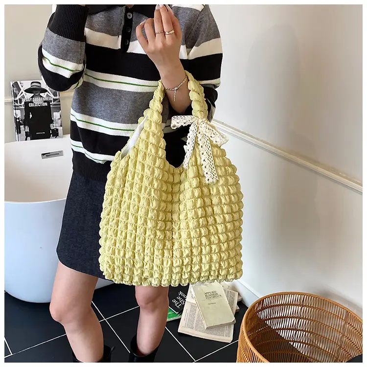 Korean Girl Bubble Bag Large Capacity Satchel — feature 9
