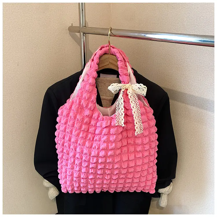 Korean Girl Bubble Bag Large Capacity Satchel - Image 5