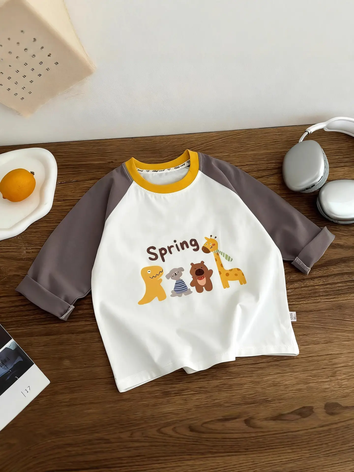 Spring Cartoon Long Sleeve T-Shirt for Boys Pure Cotton - Image 6