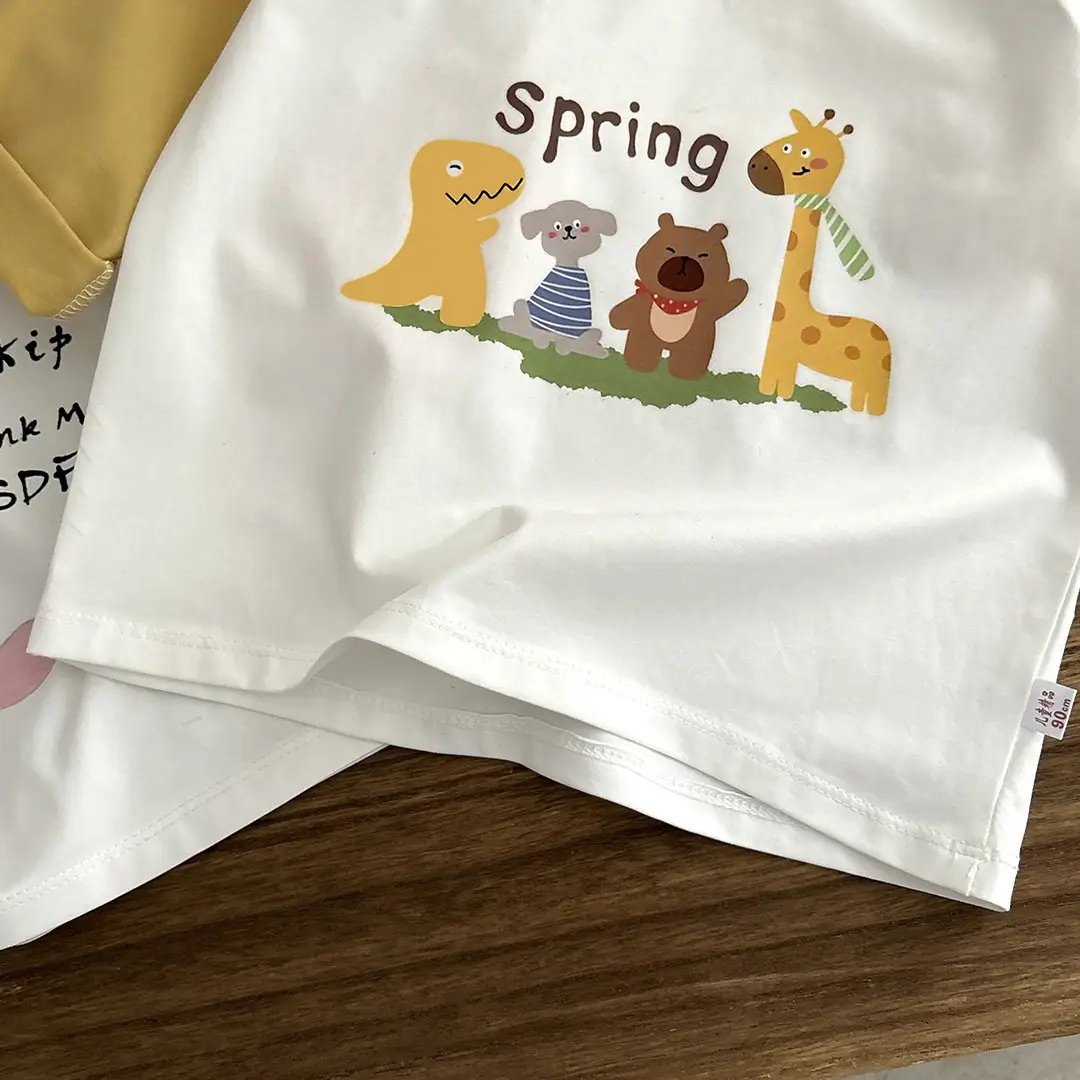 Spring Cartoon Long Sleeve T-Shirt for Boys Pure Cotton — feature 6