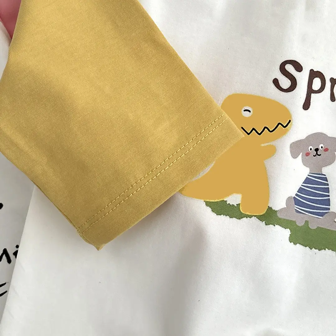 Spring Cartoon Long Sleeve T-Shirt for Boys Pure Cotton — feature 7