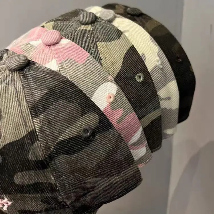 Women Camouflage Embroidered Baseball Cap