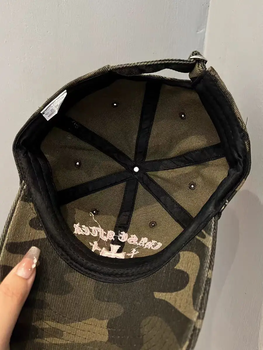 Women Camouflage Embroidered Baseball Cap — feature 9