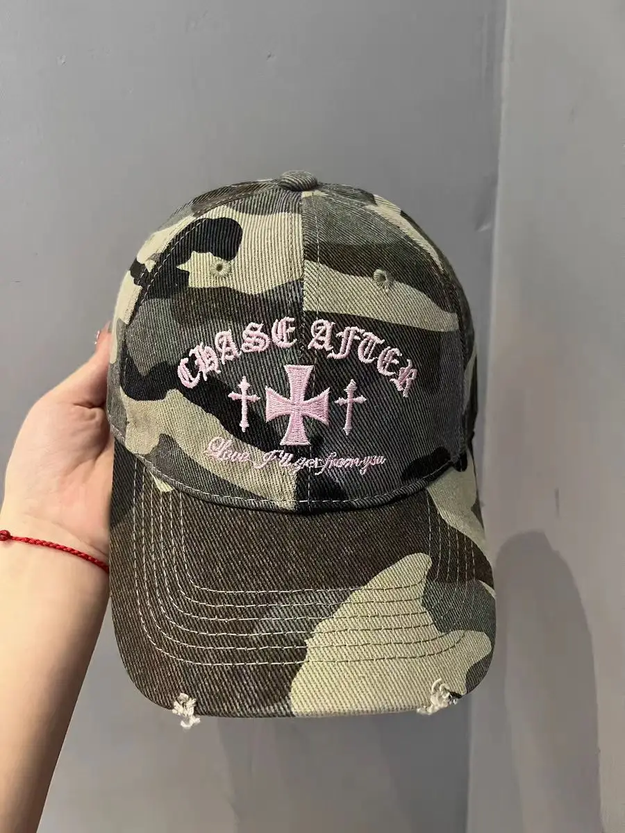 Women Camouflage Embroidered Baseball Cap