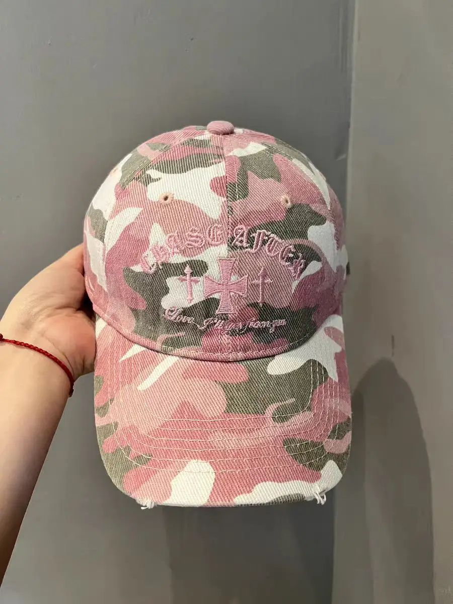 Women Camouflage Embroidered Baseball Cap