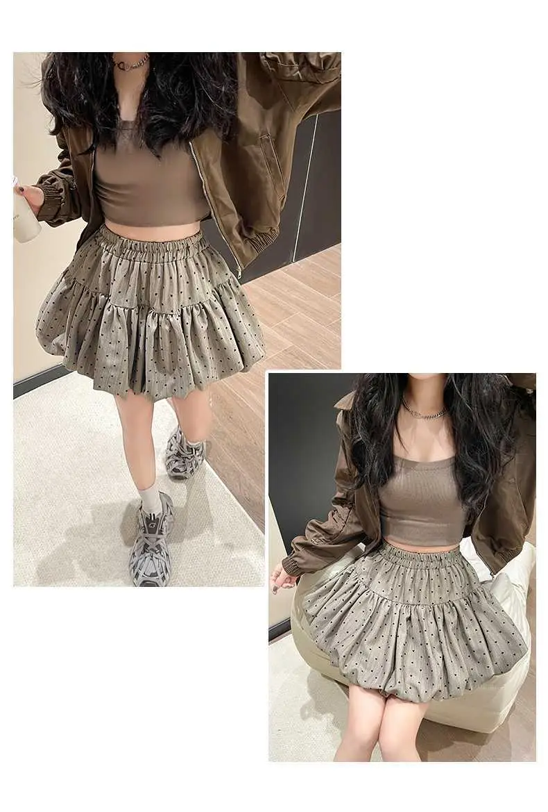 Women Pleated Khaki Skirt with Belt Autumn 2026 — feature 16