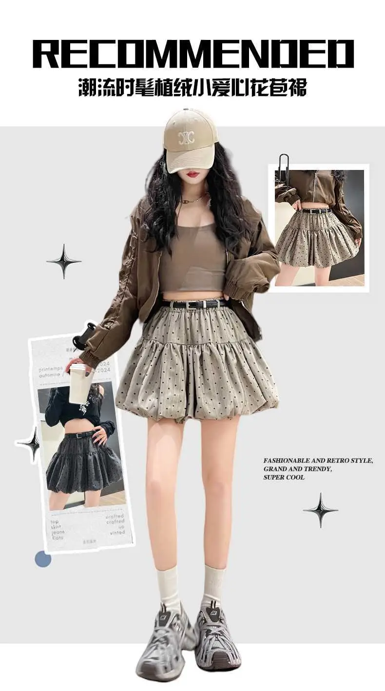 Women Pleated Khaki Skirt with Belt Autumn 2026 — feature 2