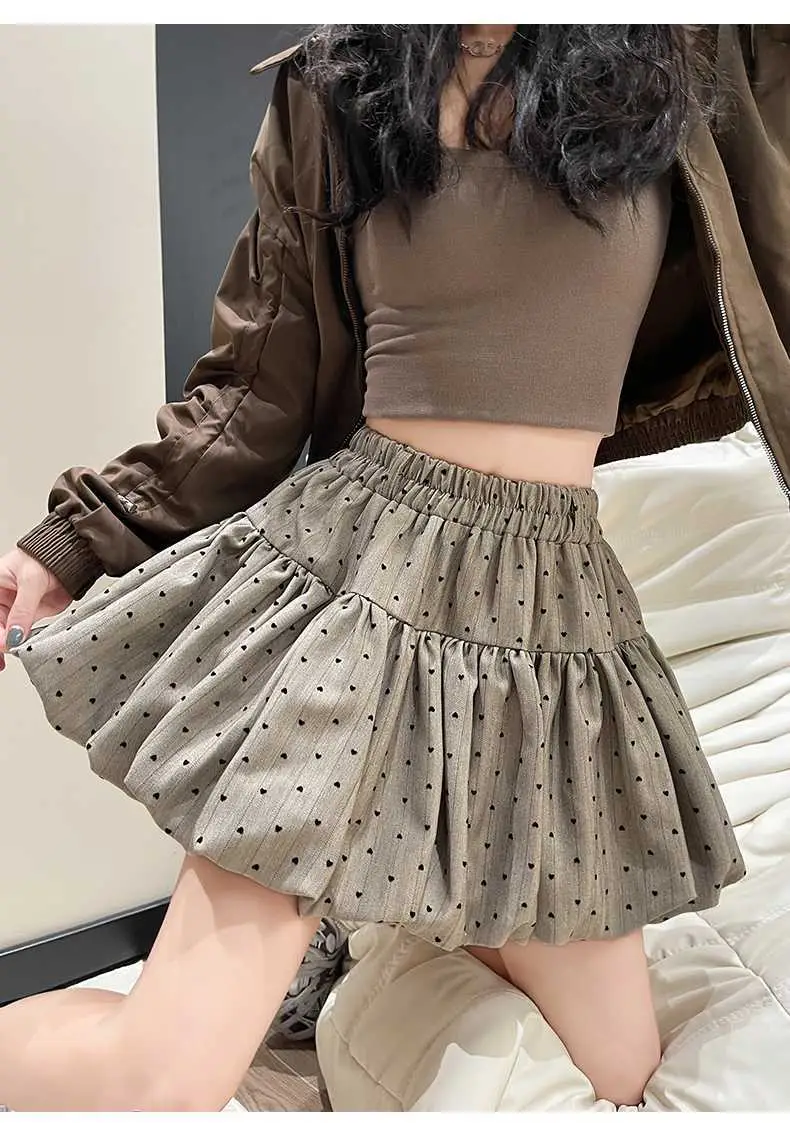 Women Pleated Khaki Skirt with Belt Autumn 2026 — feature 20