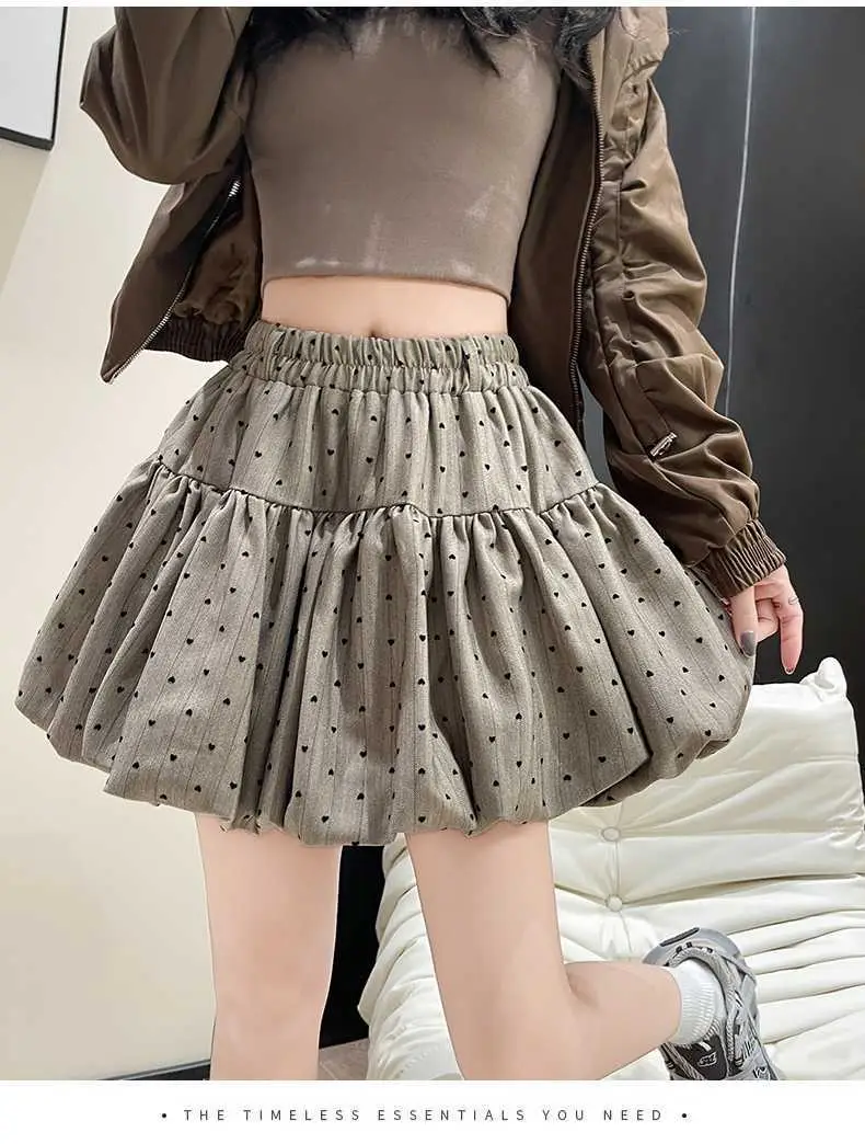 Women Pleated Khaki Skirt with Belt Autumn 2026 — feature 21