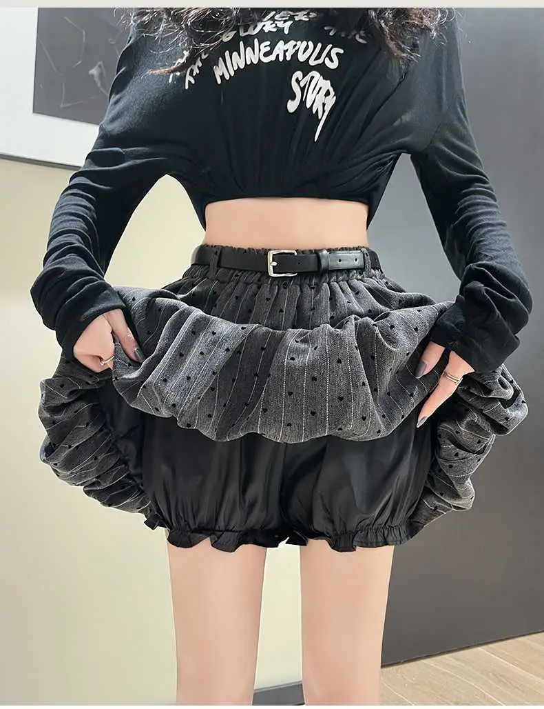Women Pleated Khaki Skirt with Belt Autumn 2026 — feature 29