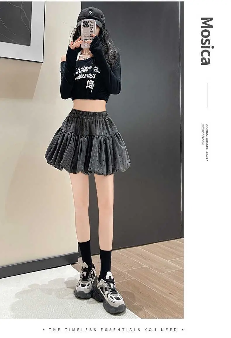 Women Pleated Khaki Skirt with Belt Autumn 2026 — feature 31