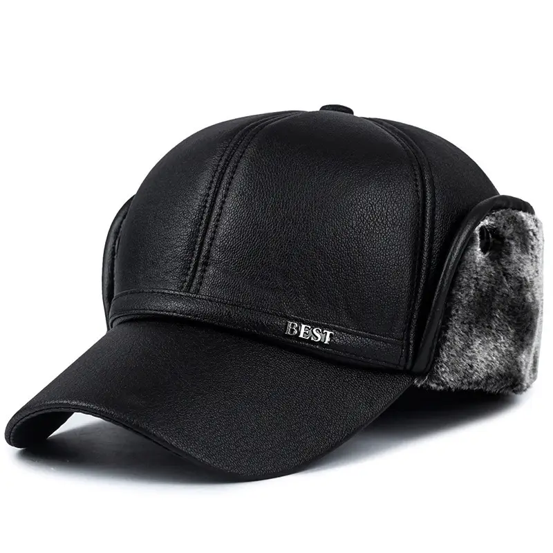 Winter Fleece Lined Baseball Cap for Men - Image 2