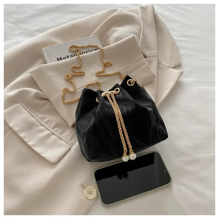 Pink Chain Crossbody Bag for Women, Large Capacity, Korean Style — feature 11