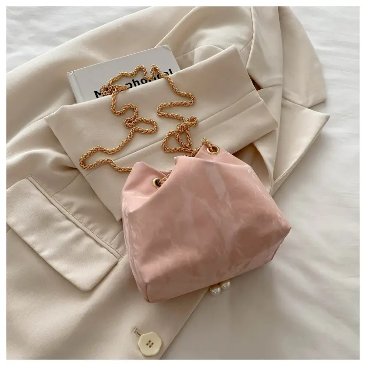 Pink Chain Crossbody Bag for Women, Large Capacity, Korean Style — feature 18