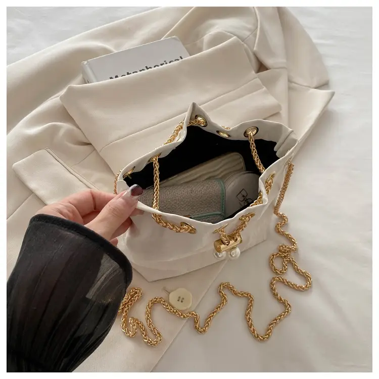 Pink Chain Crossbody Bag for Women, Large Capacity, Korean Style — feature 22
