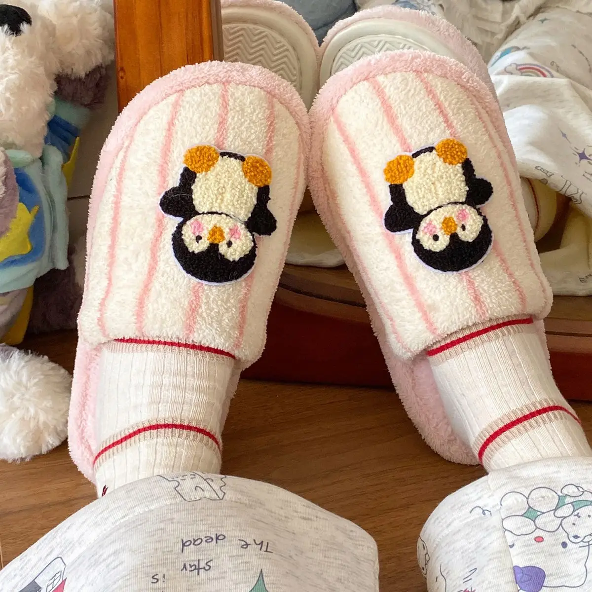 Fleece Lined Warm Slippers for Girls Winter Indoor — feature 26