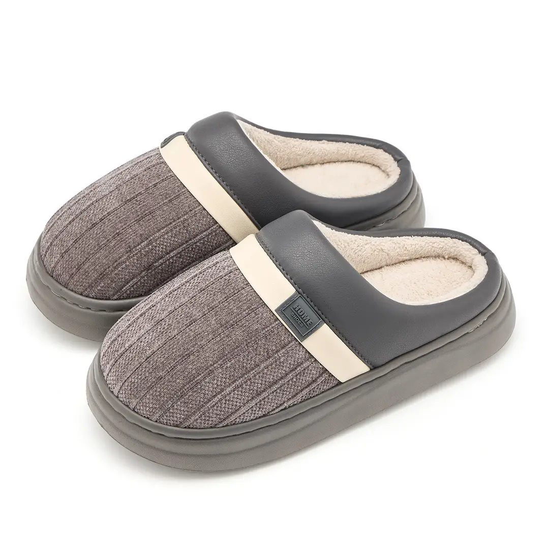 Cotton Slippers for Women Winter 2025 New Indoor Home Warm Antibacterial Slippers for Men Home Men Autumn and Winter - Image 9