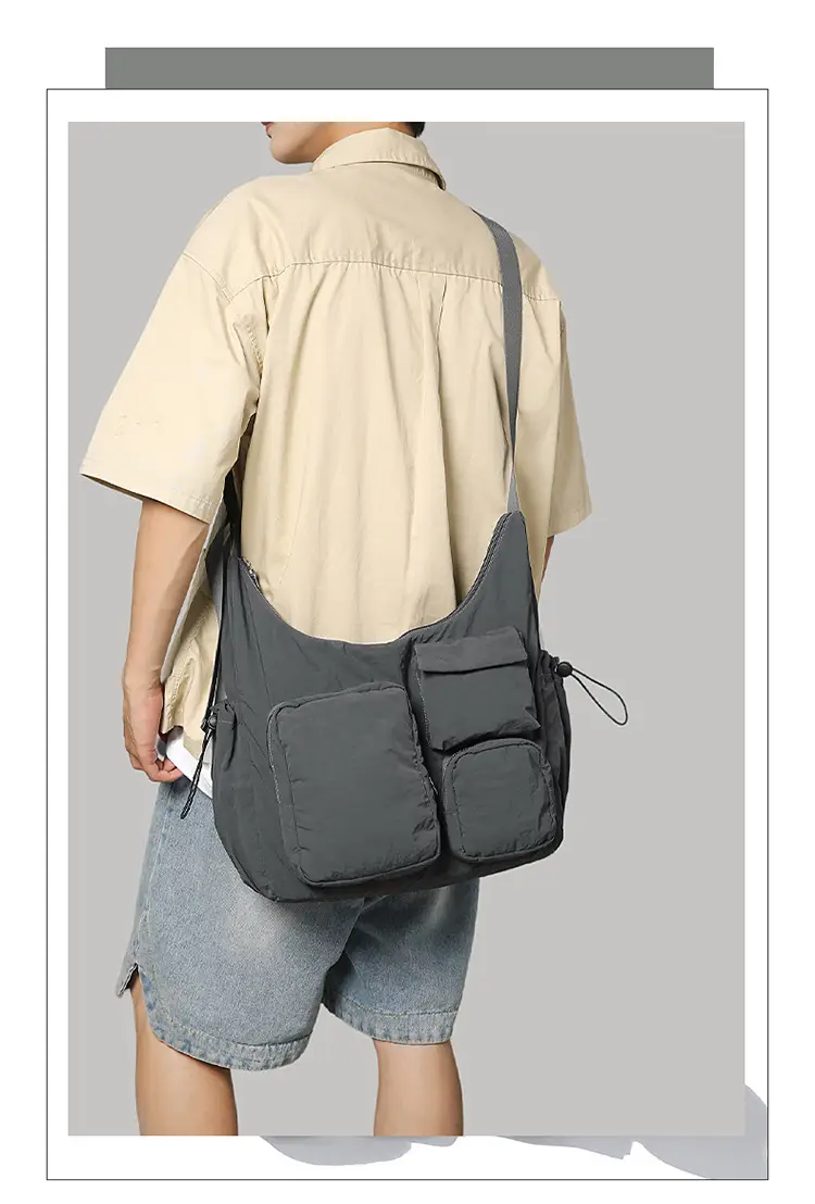 Large Capacity Crossbody Bag for Men Women Student Casual Japanese Backpack — feature 21