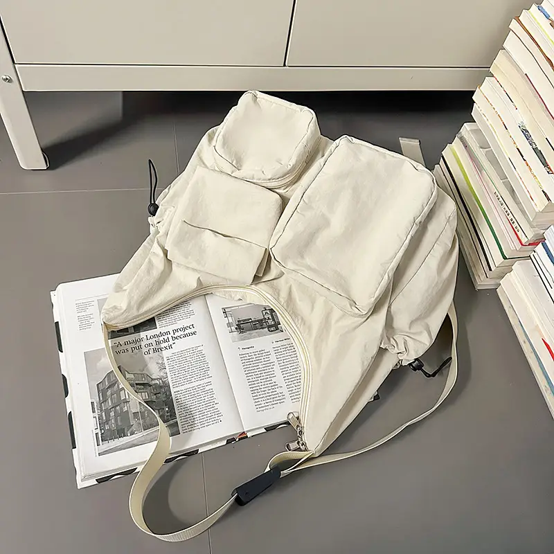 Large Capacity Crossbody Bag for Men Women Student Casual Japanese Backpack - Image 3