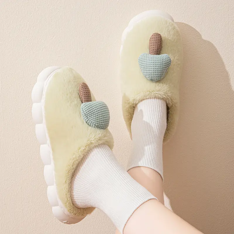 Women's Winter Warm Cotton Slippers with Extra Fleece & Non-Slip Sole - Image 9