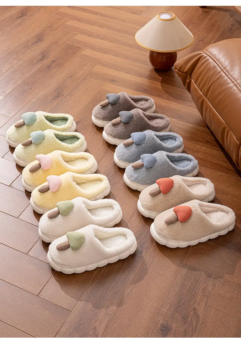 Women's Winter Warm Cotton Slippers with Extra Fleece & Non-Slip Sole — feature 10
