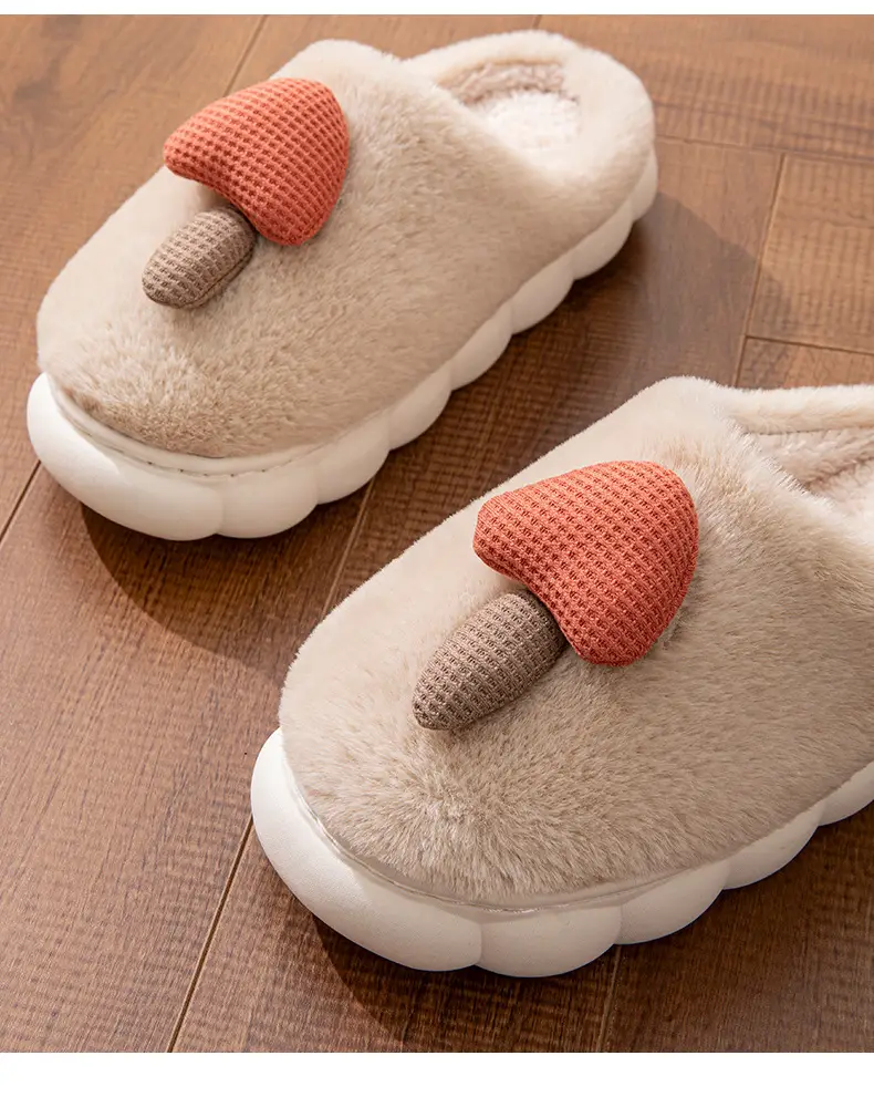 Women's Winter Warm Cotton Slippers with Extra Fleece & Non-Slip Sole — feature 12