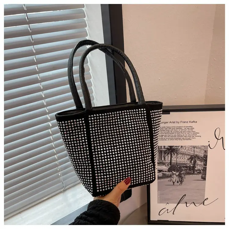 2022 Rhinestone Chain Bucket Bag for Women — feature 20