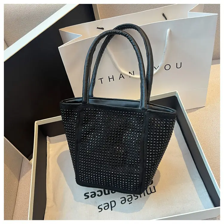 2022 Rhinestone Chain Bucket Bag for Women — feature 22