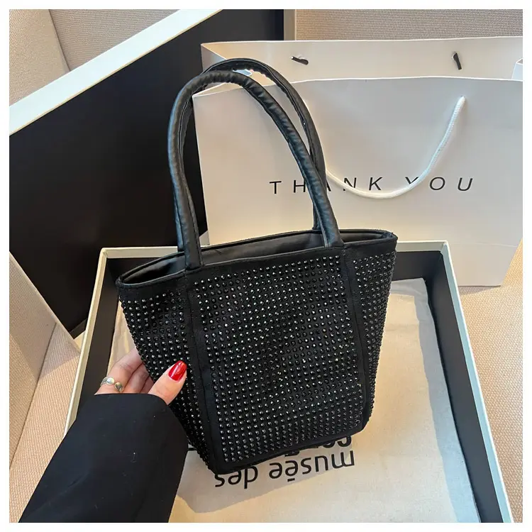 2022 Rhinestone Chain Bucket Bag for Women — feature 23