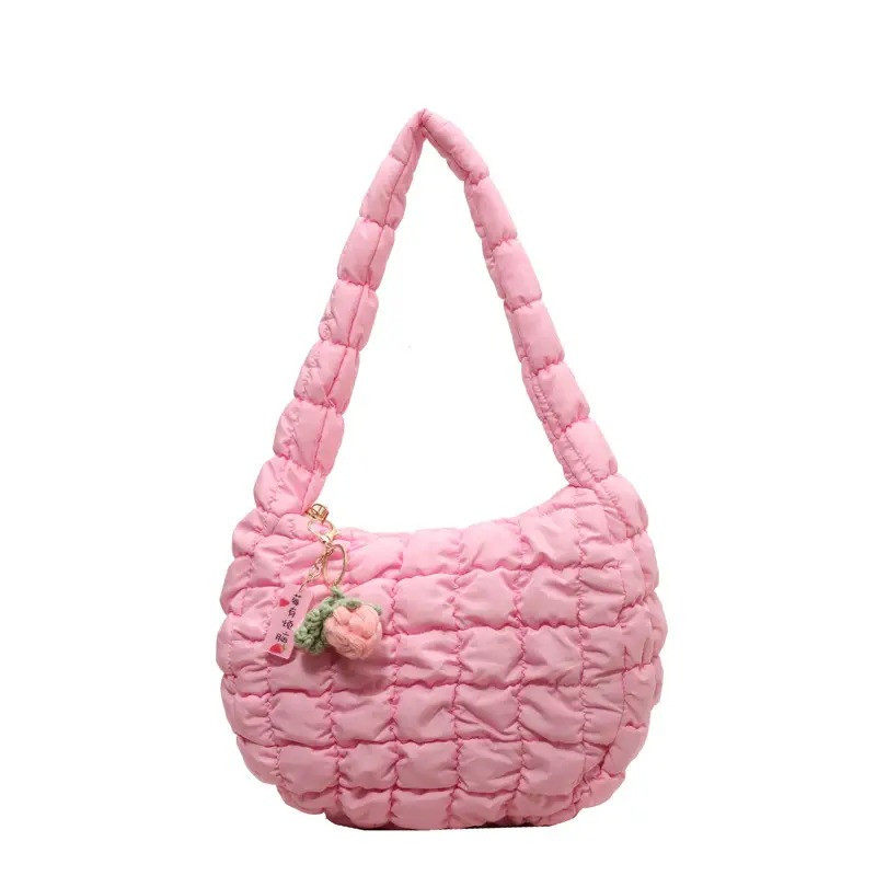 Trendy Orange Bubble Shoulder Bag for Women - Image 10