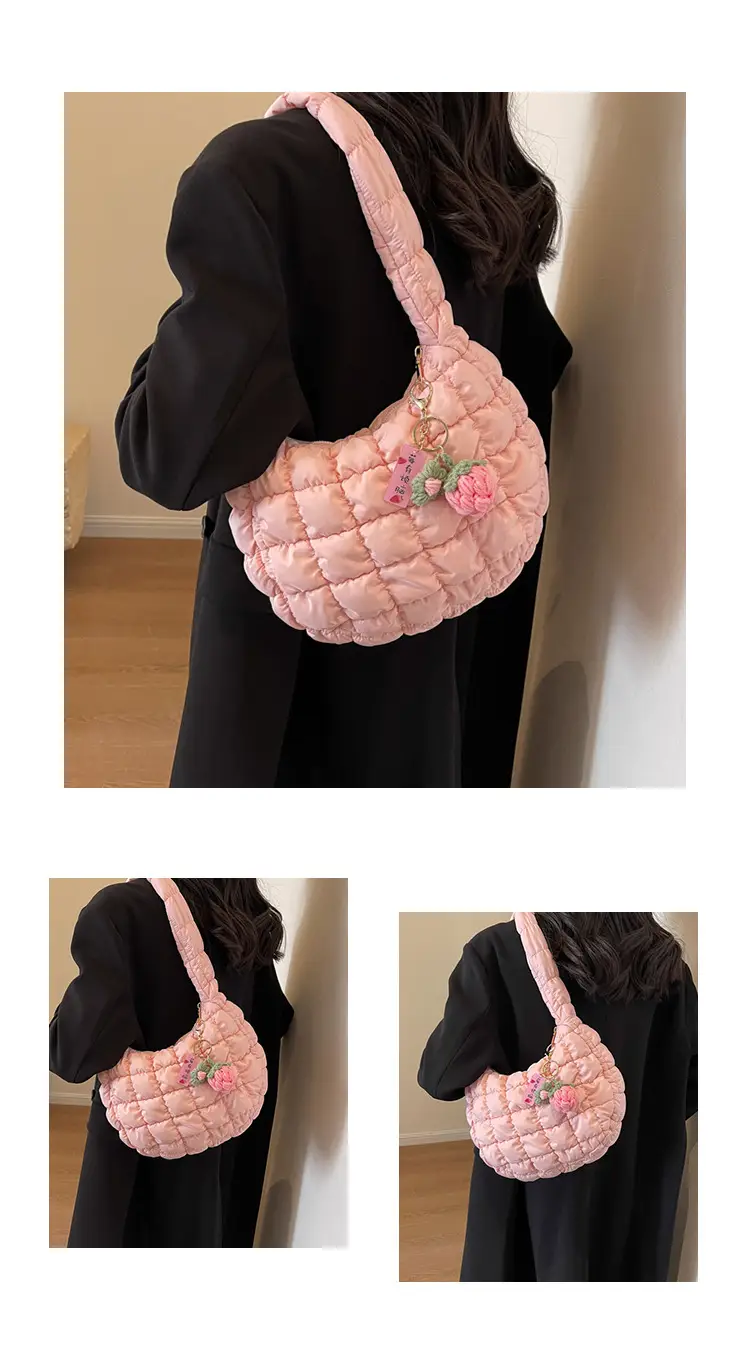 Trendy Orange Bubble Shoulder Bag for Women — feature 10