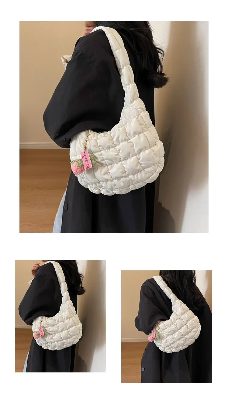 Trendy Orange Bubble Shoulder Bag for Women — feature 13