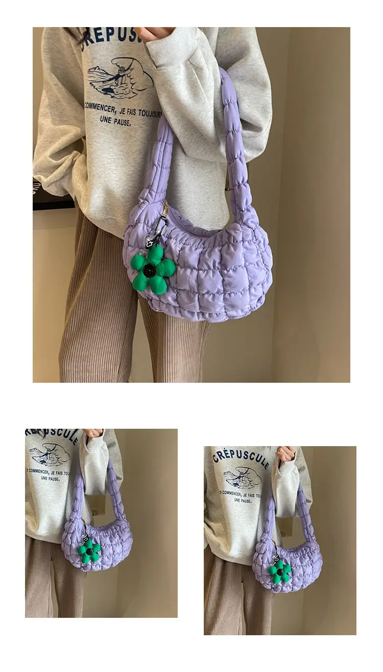 Trendy Orange Bubble Shoulder Bag for Women — feature 15