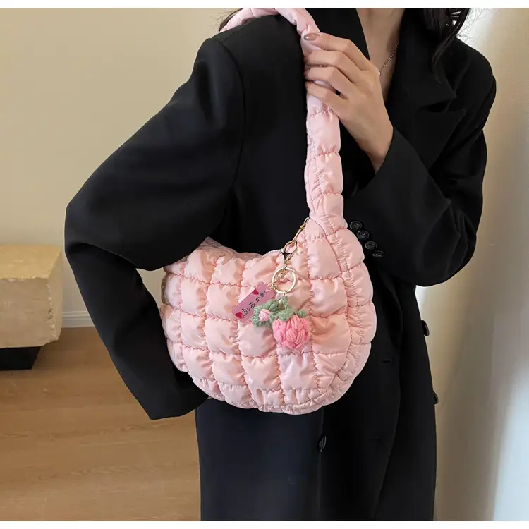 Trendy Orange Bubble Shoulder Bag for Women — feature 19