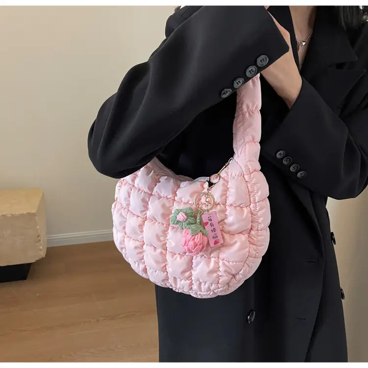 Trendy Orange Bubble Shoulder Bag for Women — feature 20