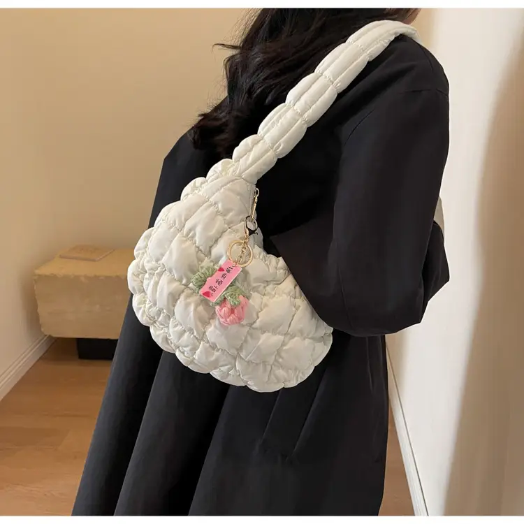 Trendy Orange Bubble Shoulder Bag for Women — feature 22