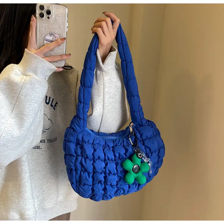Trendy Orange Bubble Shoulder Bag for Women — feature 26