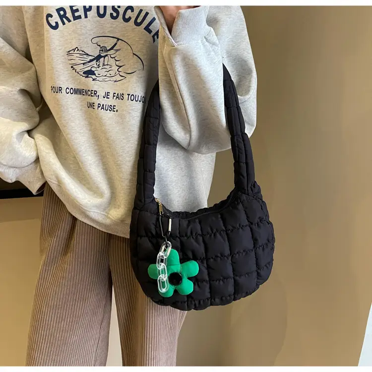 Trendy Orange Bubble Shoulder Bag for Women — feature 31