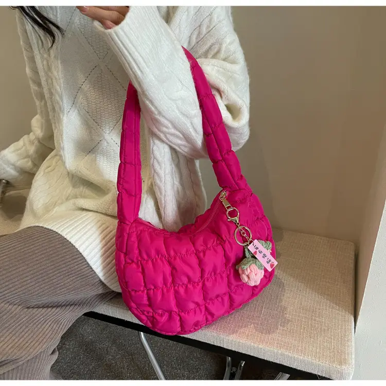Trendy Orange Bubble Shoulder Bag for Women — feature 33