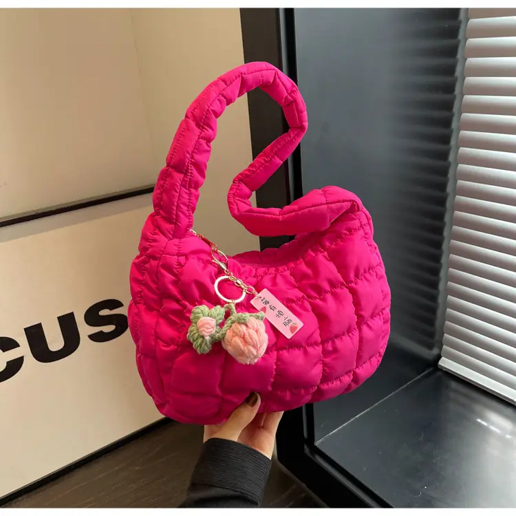 Trendy Orange Bubble Shoulder Bag for Women — feature 39