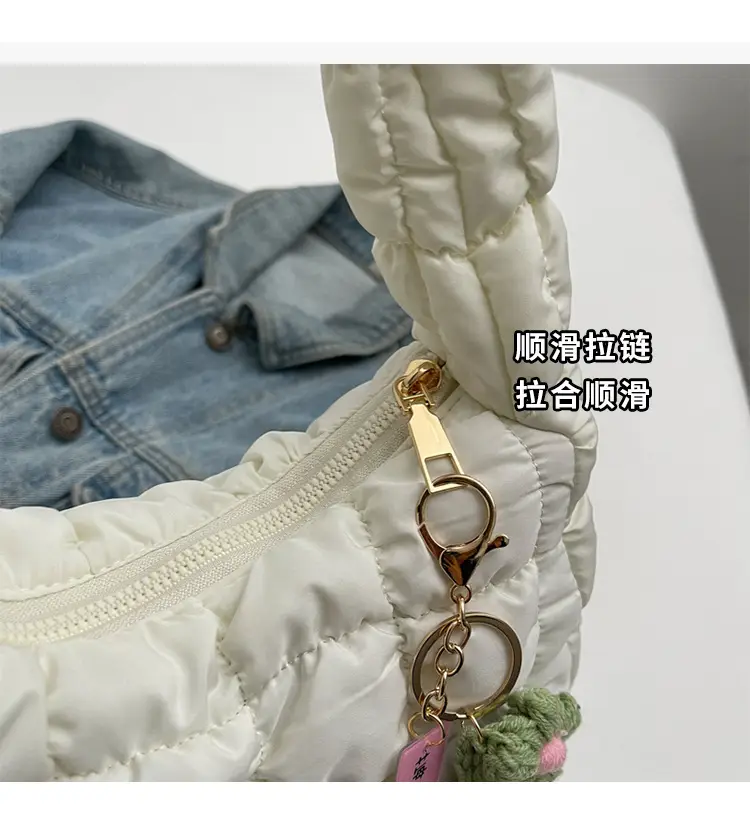 Trendy Orange Bubble Shoulder Bag for Women — feature 4
