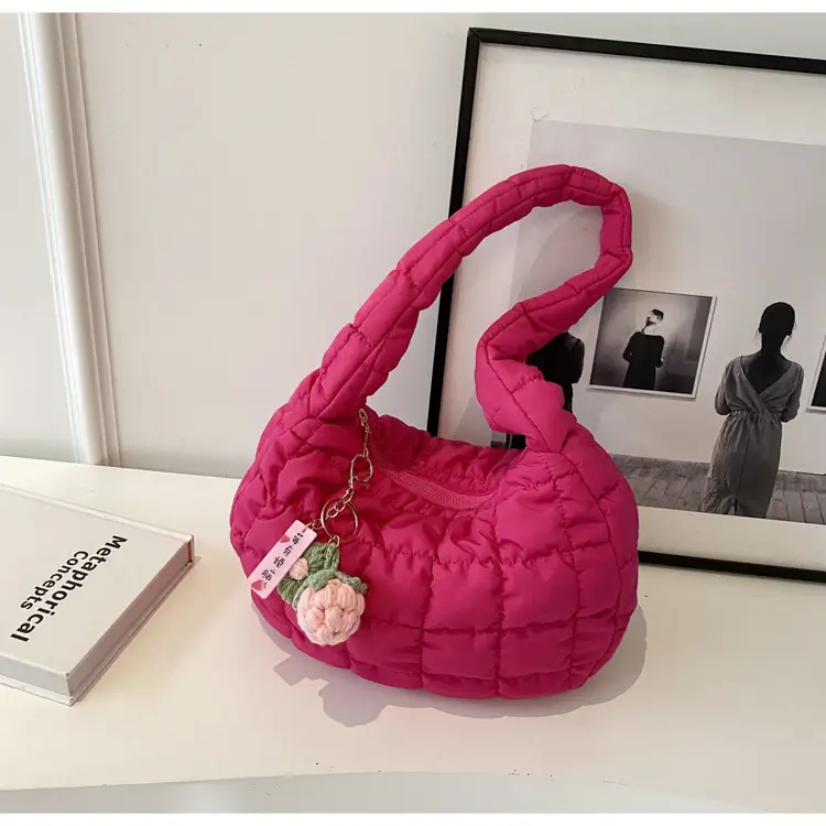 Trendy Orange Bubble Shoulder Bag for Women — feature 42