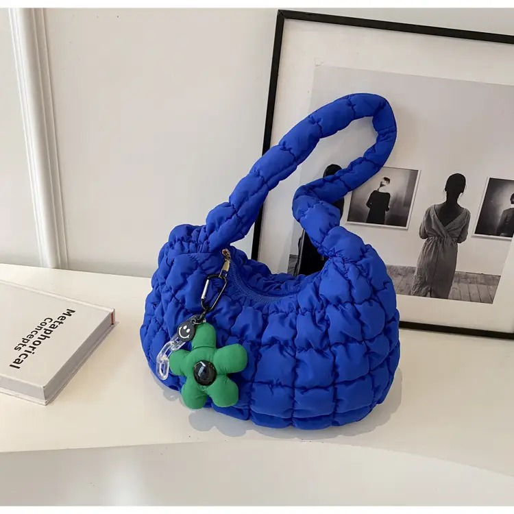 Trendy Orange Bubble Shoulder Bag for Women — feature 43