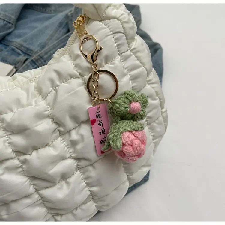 Trendy Orange Bubble Shoulder Bag for Women — feature 47