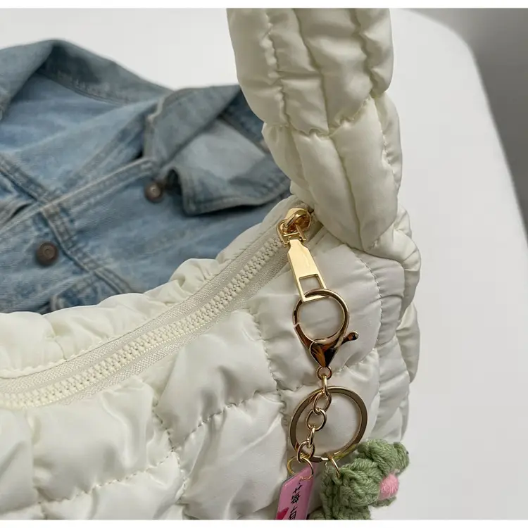 Trendy Orange Bubble Shoulder Bag for Women — feature 48