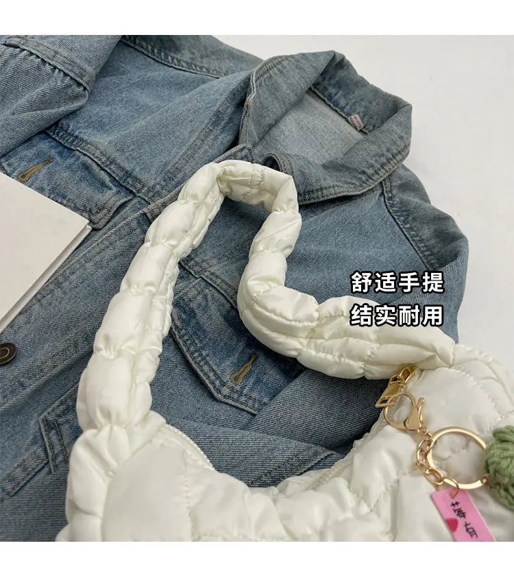 Trendy Orange Bubble Shoulder Bag for Women — feature 5