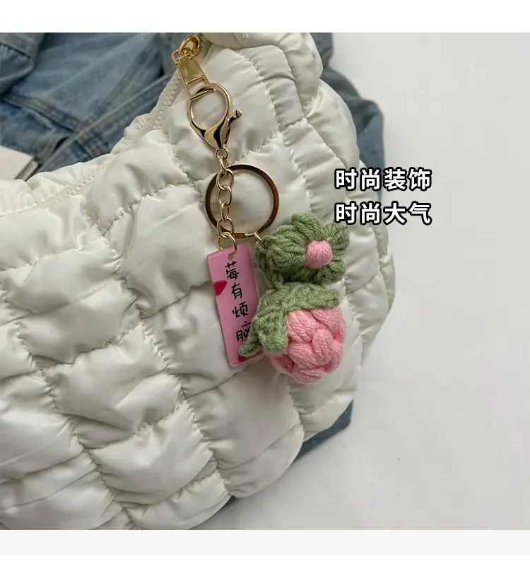 Trendy Orange Bubble Shoulder Bag for Women — feature 7